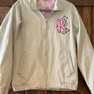 RIP N DIP Hugger Denim Jacket Womens Light Blue Full Zip Lord Nermal Lined  L